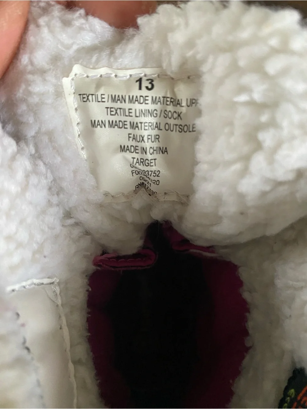 Cat & Jack Pink and Black Girls' Faux Fur Lined Winter Boots